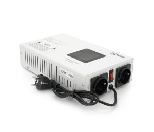 Стабилизатор напряжения релейный 1400 Вт Europower SLIM-2000SBR LED