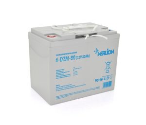 Тяговая аккумуляторная батарея AGM MERLION 6-DZM-80, 12V 80Ah