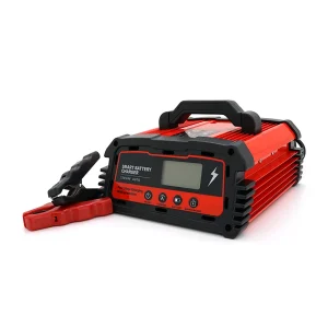 Автоматическое ЗУ для аккумулятора DEMUDA 12V / 24V (MF,WET,AGM,GEL), AC110 / 220V, DC14,8В / 29,6В, Ток заряда 12V / 8A, 24V / 6A, LCD, крокодилы