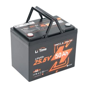 Аккумуляторная батарея Li-TIME LiFePO4 25.6V 50Ач 1280Wh Bluetooth 5.0