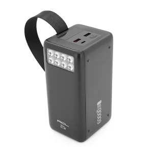 Powerbank ACL PW-151 60000mAh, 22.5W, 2xUSB+USB-C, Фонарь, 1.2кг, Black, Box