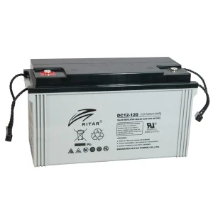 Аккумуляторная батарея AGM RITAR DC12-120, Gray Case, 12V 120Ah ( 407 x 177 x 225 ), 33.9 kg Q1 / 30