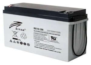 Аккумуляторная батарея AGM RITAR DC12-150, Gray Case, 12V 150Ah (483х170х241), 44 kg ,Q1 / 24
