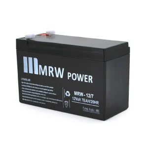 Аккумуляторная батарея Mervesan MRW-12 / 7L 12 V 7Ah ( 150 x 65 x 95 (100) ), 1.65 kg BLACK Q8 / 672